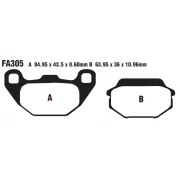 EBC Тормозные колодки органические