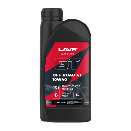  Моторное масло GT OFF ROAD 4T 10W40 SM,1 л