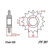 JT Звезда цепного привода JTF297.15