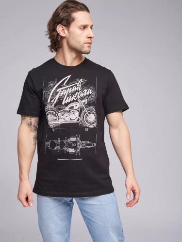 ВОЛГА WEAR Футболка мужская "Старая школа"