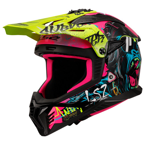LS2 Мотошлем MX708 FAST II GORILLA