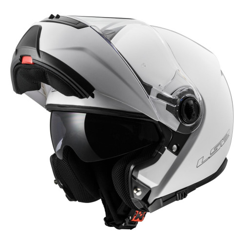 LS2 Мотошлем FF325 STROBE ELECTRIC SNOW Solid снегоходный