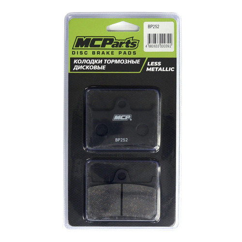 MCP Тормозные колодки аналог FA252 (LESS METALLIC)