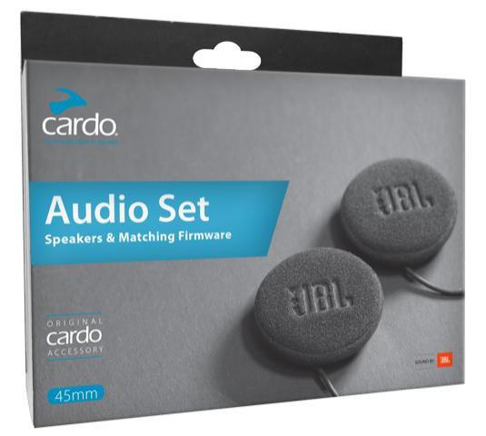 Новый эталон звука. 45мм динамики JBL для мотогарнитур Cardo