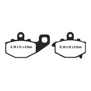EBC Тормозные колодки полусинтетические
