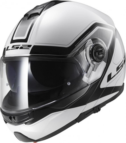 LS2 Мотошлем FF325 STROBE SNOW CIVIK