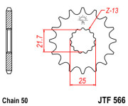 JT Звезда цепного привода JTF566.14