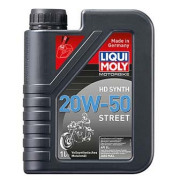 LIQUI  MOLY Син.мот.масло д/4-т.мотоц.Motorbike 4T Synth Street 20W-50 SL;MA(1л)