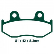 EBC Тормозные колодки органические для скутера