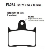 EBC Тормозные колодки органические