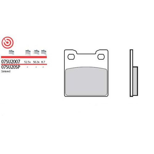 BREMBO Тормозные колодки