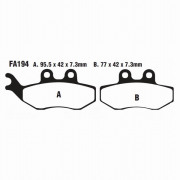 EBC Тормозные колодки органические