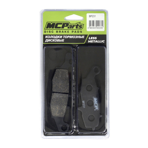 MCP Тормозные колодки аналог FA231 (LESS METALLIC)