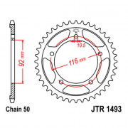 JT Звезда цепного привода JTR1493.41