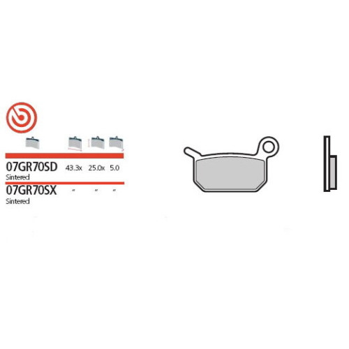 BREMBO Тормозные колодки