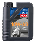 LIQUI  MOLY Мин. мот.масло д/4-т.мотоц. Motorbike 4T Basic Offroad 10W-40 SN Plus MA2 (1л)