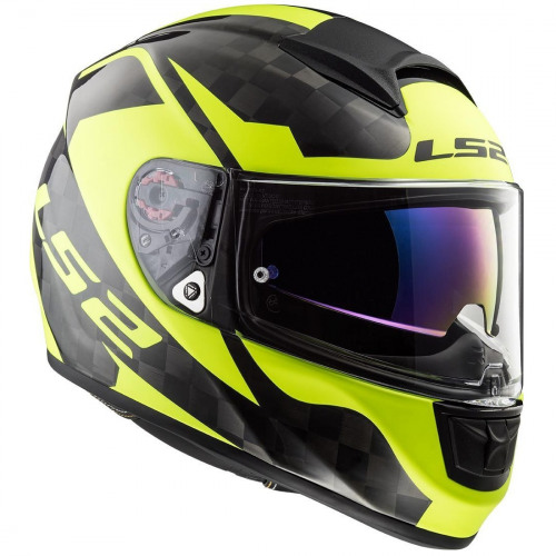 LS2 Мотошлем FF397 VECTOR CT2 CARBON SHINE