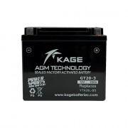 KAGE Аккумулятор YTX20L-BS, GYZ20HL, GYZ20L, YTX20HL-BS