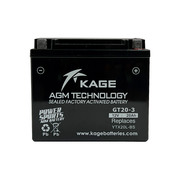 KAGE Аккумулятор YTX20L-BS, GYZ20HL, GYZ20L, YTX20HL-BS