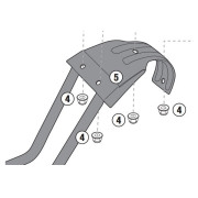 GIVI Крепление крыла RM01, RM02 для Kawasaki Versys 650 (15-18)