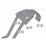 GIVI Крепление крыла RM01, RM02 для Kawasaki Versys 650 (15-18)
