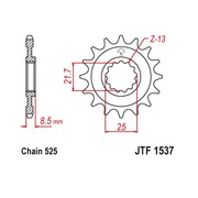 JT Звезда цепного привода JTF1537.18