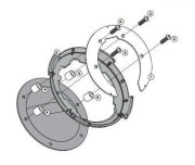 GIVI Крепеж TANKLOCK сумки на бак мотоцикла Suzuki DL650 V-Strom 