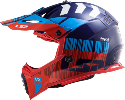 LS2 Мотошлем MX437 FAST XCODE