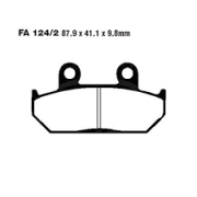 EBC Тормозные колодки полусинтетические