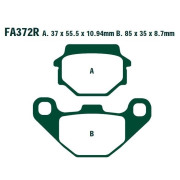 EBC Тормозные колодки синтетические для квадроциклов