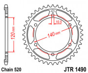 JT Звезда цепного привода JTR1490.40