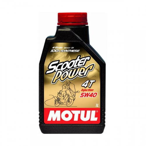 MOTUL Масло Scooter Power 4T 5W40 100% синт, 1 л
