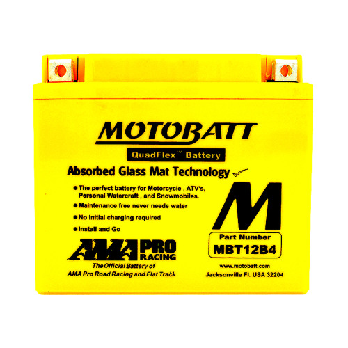 MOTOBATT Аккумулятор YT12B-BS, YT12B-4