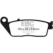 EBC Тормозные колодки полусинтетические