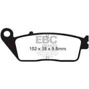 EBC Тормозные колодки полусинтетические