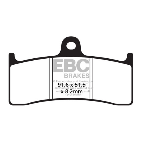 EBC Тормозные колодки синтетические