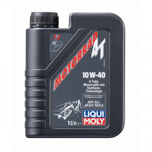 LIQUI  MOLY 4-такт. масло для мотоциклов SAE 10W-40 (п/с) (1л)