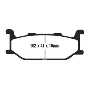 EBC Тормозные колодки полусинтетические