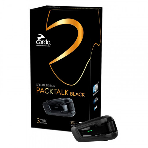 CARDO Мотогарнитура PACKTALK BLACK JBL SINGLE