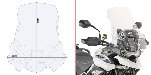 GIVI Стекло ветровое T.TIGER 900 2020