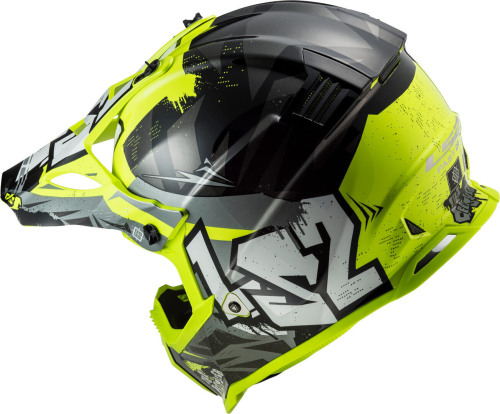 LS2 Мотошлем MX437 FAST CRUSHER
