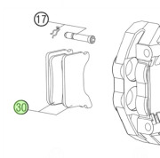 KTM Колодки тормозные 450/560 SMR -06