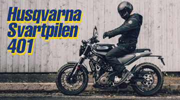 Чёрная стрела! Husqvarna Svartpilen 401