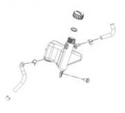 KTM бачок расширительный RC125-390