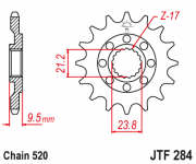 JT Звезда цепного привода JTF284.14
