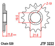 JT Звезда цепного привода JTF3222.11