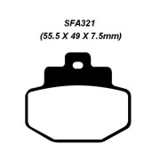 EBC Тормозные колодки органические для скутера