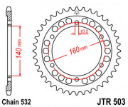 JT Звезда цепного привода JTR503.45