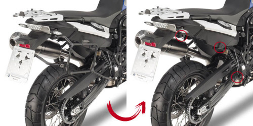 GIVI Крепеж боковых кофров BMW F650GS/F800GS (08-17)/F700GS (13-1