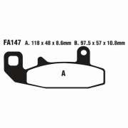 EBC Тормозные колодки органические